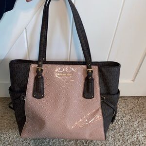 Michael kors Signature Voyager East West Leather Tote